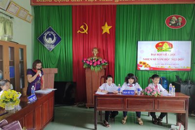 Đại hội liên đội nhiệm kì năm học 2022-2023